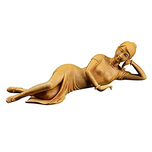 Bouddha 18cm sculpture bois pour ambiance zen et décoration de salon chaleureuse