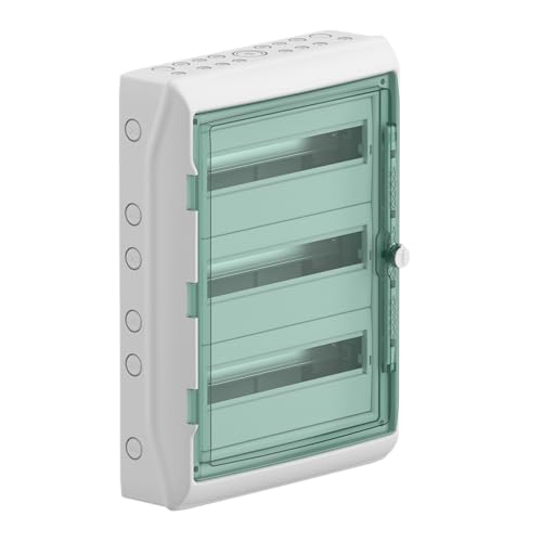 Schneider Electric Kaedra Mureva Aufputz Kleinverteiler, Elektroinstallationsverteiler, Sicherungskasten, 3x18 TE, IP65, Artikelnummer 10345DE