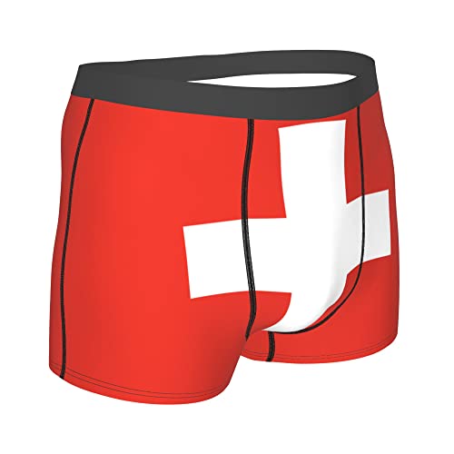 Macedonian flag Mens Boxer Briefs Underwear Breathable Stretch Boxer Trunk with Pouch for Men, Youth3
