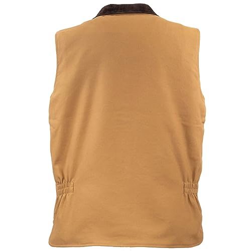 Outback Trading Company Men's Sawbuck Breathable Canvas Casual Cowboy Western Vest with Multiple Pockets2