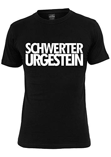 T-shirt Urstein Allemand Lourd Noir S-4XL pour Homme et Femme
