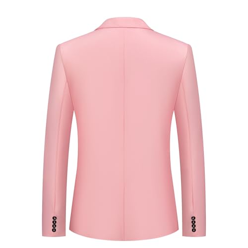 Mens Suits Slim Fit 2 Piece Dress Suits Tuxedo Jacket Blazer Pants Set for Wedding Business Prom3