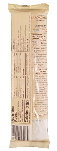 Pastificio Bragagnolo Linguine 811 Bronze-Drawn Pasta, 100% Italian Durum Wheat Semolina, Non-GMO, Consistently Al Dente