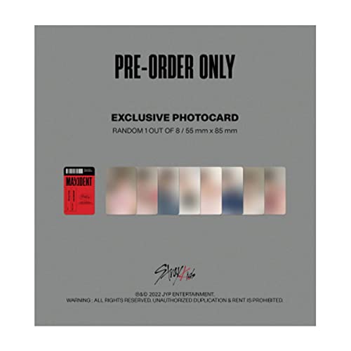 Stray Kids Mini Album - MAXIDENT (Case Ver.) ALBUM [ BANGCHAN COVER ]