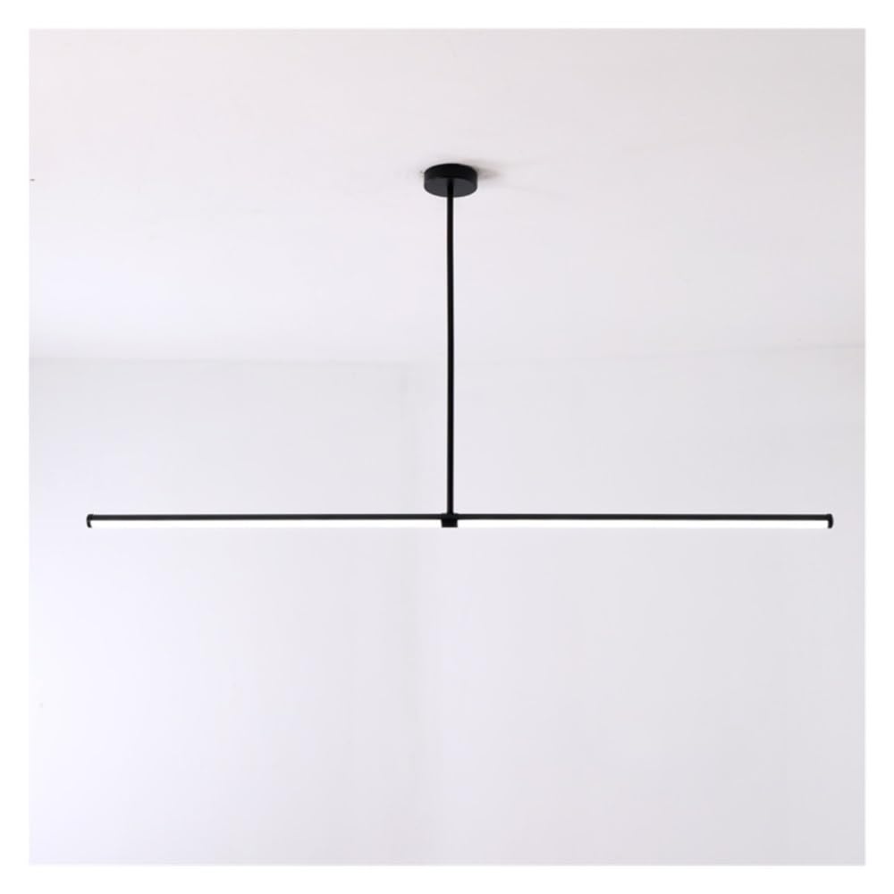 Suspension LED linéaire en aluminium réglable 3000K pour table de salle à manger