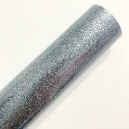 1 Roll 10"x12" Glitter HTV Heat Transfer Vinyl, Easy to Cut and Press (Color : Gray)