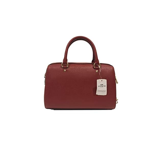 Coach Rowan Satchel In Signature Canvas (IM/1941 Red)