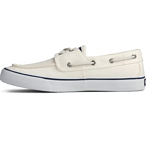 Sperry Men's Bahama II Boat Shoe, SW White, 11 M US