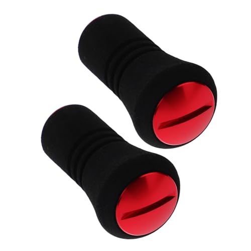 GOOHOCHY 2pcs Eva Fishing Reel Handle Knob Durable Metal Replacement Knobs for Fishing Equipment Lightweight and Portable for Spinning Reels