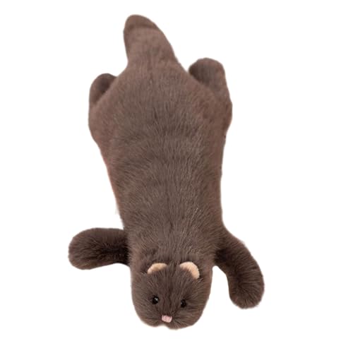 harayaa Peluche de Hurón, Decoración Suave para Habitación, Divertido Dibujo, Almohada de Peluche para Adultos Y Niños, Gris harayaa Peluche de Hurón, Decoración Suave para Habitación, Divertido Dibujo, Almohada de Peluche para Adultos Y Niños, Gris
