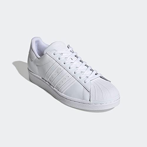 Image of adidas Originals Men's Superstar Discontinued Sneaker, White /White /White, 9.5