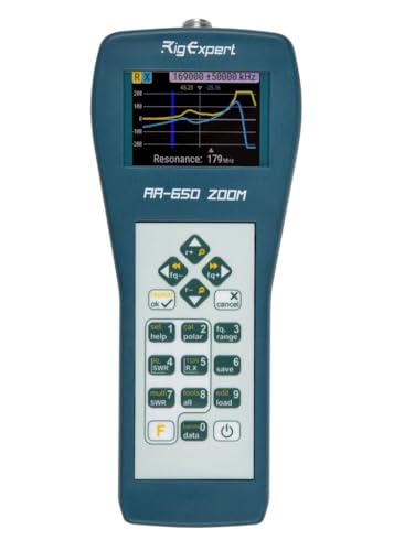 RigExpert AA-650 Zoom Antenna Analyzer for 0.1-650MHz with Color...