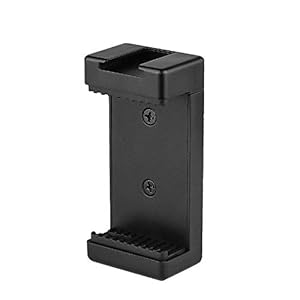 HIFFIN HF-S700 Phone Tripod Mount with Cold Shoe Mount for Microphone LED Light with 1/4'' Tripod Screw Compatible with iPhone/Oneplus/Mi/Oppo & Other Smartphones Vlogging Accessories