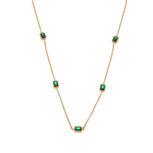 Image of Rubans Demi Fine Stainless Steel Necklace Chain Link Gift for Women & Girls