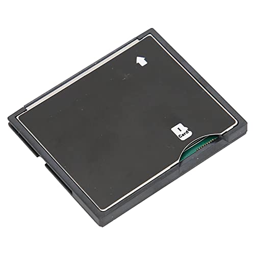 Adaptador CF, Adaptador CF Extremo De Alta Velocidad Lector De Tarjetas Compact Flash Lector De Tarjetas para Tarjeta De Memoria De Cámara Adaptador De Tarjeta SD A CF(Negro)