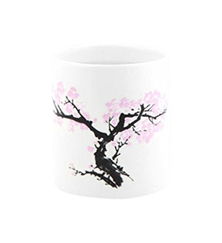 KIKKERLANDCherry Blossom Morph Mug, Porcelain, White