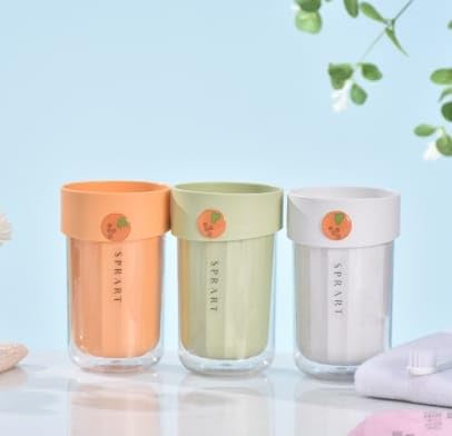 PAVITYAKSH Toothbrush Holder Cup Multipurpose Portable Storage Anti Bacterial Toothbrush Container Box