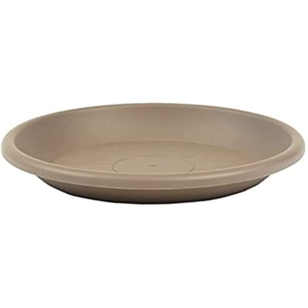 greemotion Round Pot Saucers Mira 29cm - UV and Frost Proof Plant Saucer to be Paired with "Fiona" Garden Pot Series - Plastic Flower Pot Saucers