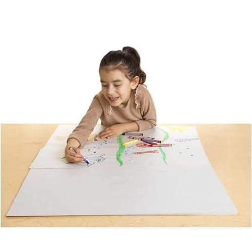 Lightweight Art Newsprint Paper, 500 Sheets, 18 Inches X 24 Inches, 30Lb Weight Quality, Recyclable, Budget Value Art Paper, Painting Paper, Drawing Paper, Arts & Craft Supplies #TOP4