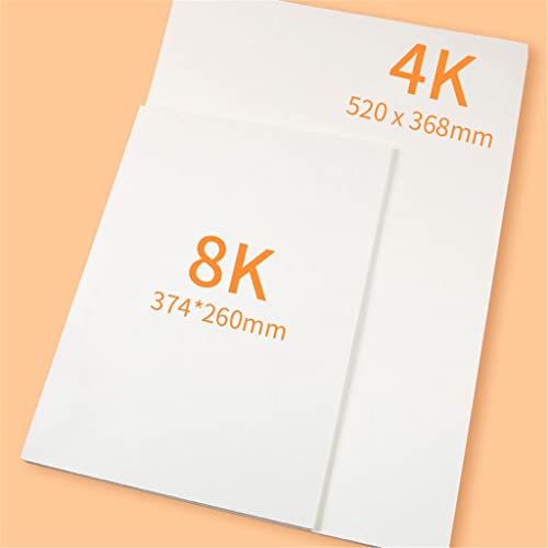 Papier à croquis 8K pour dessiner et peindre à l'aquarelle chez soi