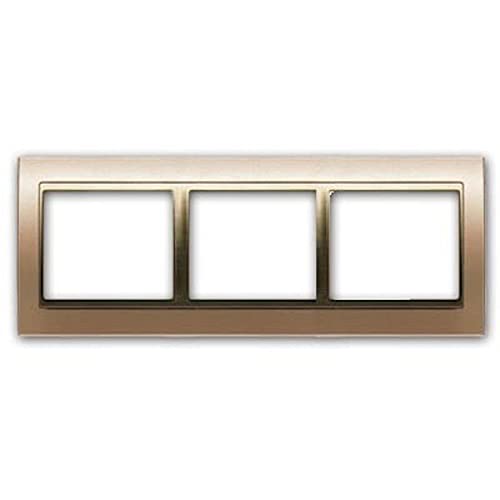 Marco 3 elementos horizontal Bjc Mega bronce niebla para salones y cocinas modernas