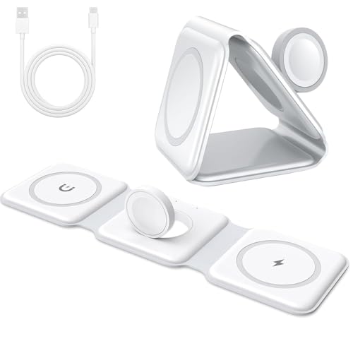 Langlishi 3-in-1 Foldable Wireless Charging Station | Fast Charging...