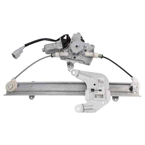 Image of TRQ Rear Right Power Window Regulator & Motor Assembly Passenger Side Compatible with 2008-2013 Nissan Rogue 2014-2015 Rogue Select