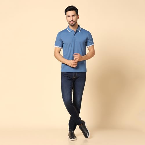 Image of INKKR Men's Solid Regular Fit T-Shirt