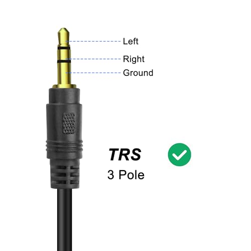 MEIRIYFA cable divisor 3.5mm 1 a 4 vías 30CM miniatura 2