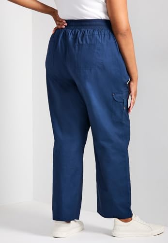 Women's Plus Size Cotton Cargo Pant2
