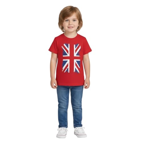 A2Z 4 Kids Girls Boys T-Shirts Soccer Team Football World Cup Support T Shirt Union - T Shirt 551 Red 7-8