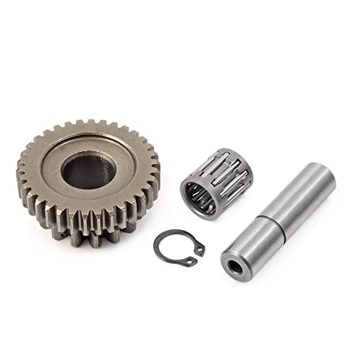 Starter Motor 9T e Idler Gear 15T/34T compatible con Yamaha Big Bear 400 YFM400 2000-2012, Big Bear 350 1997-1999, Wolverine 350 1995-2005 miniatura 5