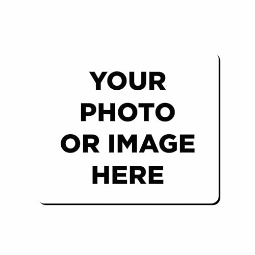 Image of My Print Shop Personalized Mouse Pad 9 x 7.5 Inch | Custom Photo & Image Mouse Mat | Non-Slip Rubber Base & Smooth Surface for Office, Home & Gifting
