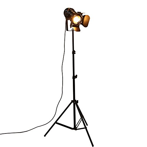 Preisvergleich Produktbild Pumpink Industrielle Bar Eisen Kamera Kreative Studio Retro Stativ Schwarz Höhenverstellbar Stehleuchte Lichter Raumlicht Stand fotografie stehleuchten Leselicht