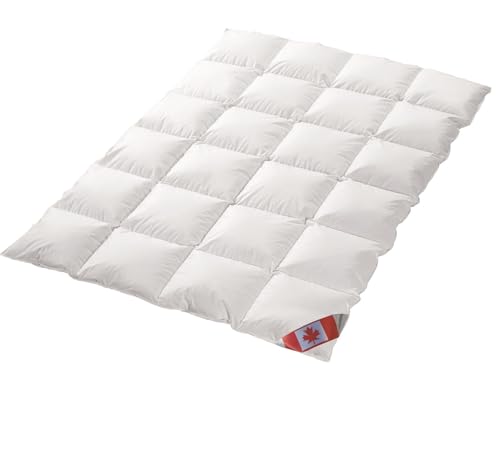Canada Dreams Luxus extra warmes Winterbett Daunendecke 8 cm Hochsteg...