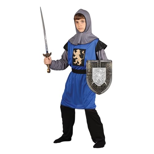 Boys Knight Of The Realm Medieval Crusader Halloween Party Fancy Dress Costume