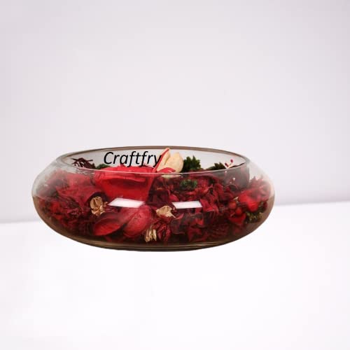 CRAFTFRY-Splendid-Glass-Spring-Bowl-for-Home-Decoration-Transparent