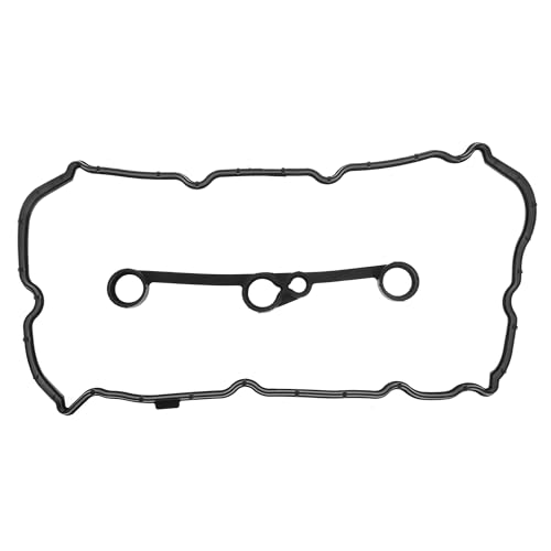 Motoforti Joint De Couvercle De Soupape, Joint D'Étanchéité De Soupape De Culasse, Pour Nissan 370Z (Z34) 2009-2020, En Caoutchouc, Avec Joints De Bougie D'Allumage, No.13270Ey01B, Noir