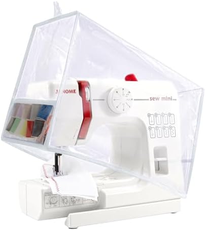 Sewing Machine Cover with Storage Pockets,Dust Cover for Sewing Machine,Sewing Machine Dust Cover,Protective Cover with Side Rope,Sewing Machine Cover Compatible with Singer Brother Machines