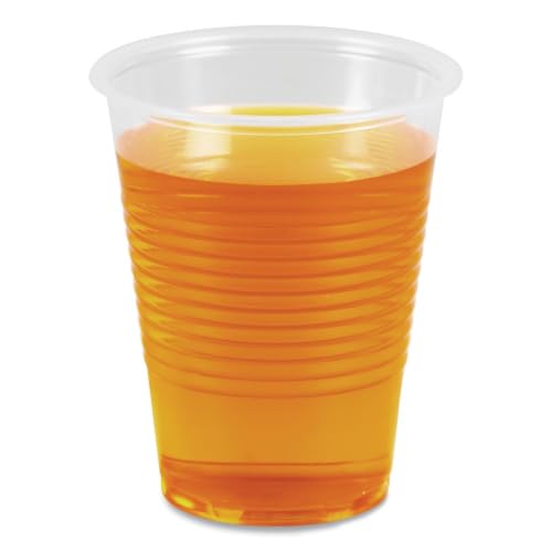 Boardwalk BWKTRANSCUP10CT 10 oz. Polypropylene Plastic Cold Cups - Translucent (1000/Carton)