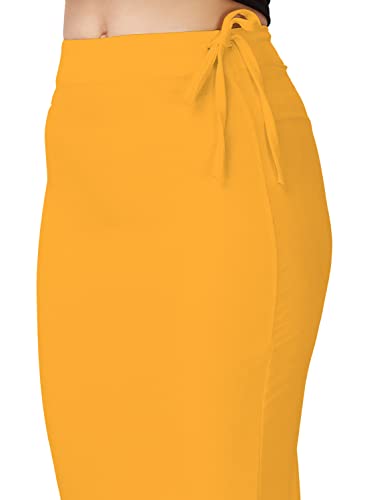 Image of Mehrang Microfiber Saree Shapewear Petticoat for Women, Cotton Blended Shape Wear Dress for Saree