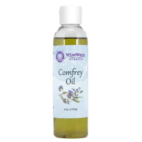 WiseWays Herbals Comfrey Oil 6 Ounces Natural Skin Care Oil