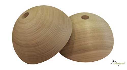 Medias bolas de madera 150 mm, lisos (bolas romo) para entrenamiento escalada