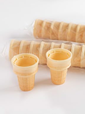 image for Bonbon Rio Store Ice Cream Cone Cups, (100 Cups) | Crunchy & Delicious