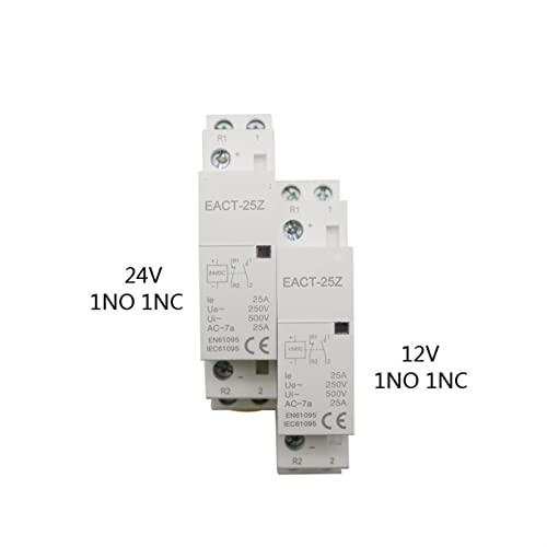 Contactor modular para carril DIN 2P 25A compatible con Smart House 3