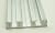Garage Door Weather Seal Retainer - Flat Length: 4-55" Lengths, Size: 1-5/8" Aluminum