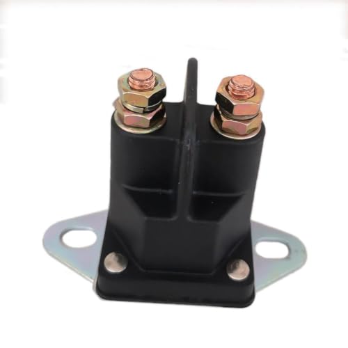 Solenoide de arranque de 12V con 3 terminales y montaje inferior universal para cortacésped 2