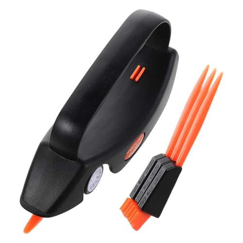 MOTHNUR Cortador de Papel Portátil Negro Mango Ergonómico, 1 Unidad 3 Cuchillas Reemplazables para Envolver Regalos de Navidad, Cumpleaños y Halloween, Herramienta Deslizante