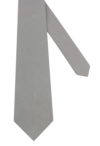 Image of Mens Solid Linen Ties - Slim Pattern Necktie for Men Wedding Groomsmen