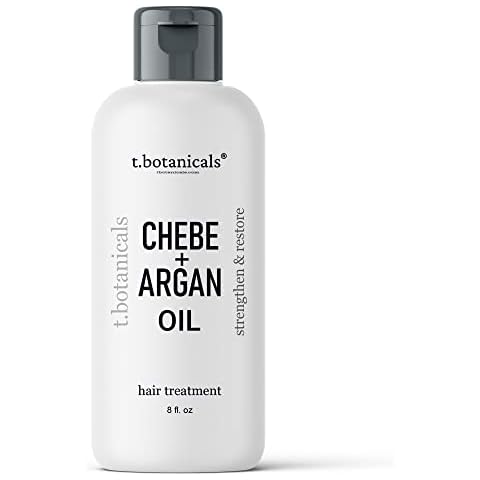Chebe Oil for Hair Growth, 8 oz. Argan Oil Treatment Hair Thickening Reduce Breakage and Split Ends Prevents Hair Loss with Chebe Powder (Unscented) Cover